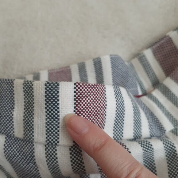 Free People Striped Ankle Pants - Pink, Gray, White - Picture 13 of 13